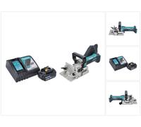 Makita DPJ 180 RT1 Ranuradora sin cable 18 V 100 mm + 1x Batería 5.0 Ah + Cargador