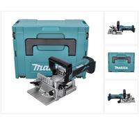 Makita DPJ 180 ZJ Ranuradora sin cable 18 V 100 mm + Makpac - sin batería, sin cargador