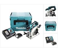 Makita DSS 611 RY1J Sierra circular sin cable 18V 165 mm en Makpac + 1x 1.5Ah batería + cargador