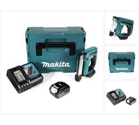 Makita DST 221 RG1J 18 V Li-ion inalámbrico tacker en Makpac + 1x BL 1860 B 6,0 Ah Li-ion batería + cargador DC 18 RC
