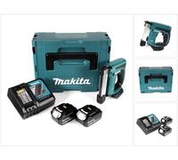 Makita DST 221 RGJ Grapadora a batería 18V + Makpac 2 + 2x Batería 6,0 Ah + Cargador