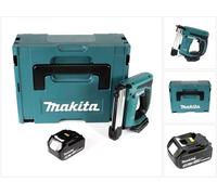Makita DST 221 T1J 18 V Li-ion batería tacker en Makpac + 1x BL 1850 B 5.0 Ah Li-ion batería - sin cargador