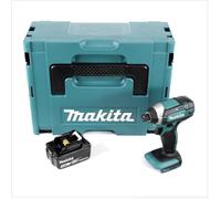 Makita DTD 152 T1J - Atornillador de impacto con batería (18 V, 165 Nm, incluye 1 batería de 5,0 Ah en Makpac 2, sin cargador)