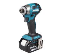Makita DTD173RTJ Atornillador de impacto inalámbrico con 2 baterías de 5.0 Ah
