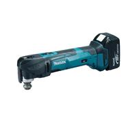 Makita dtm51rfjx1 - cortador de lijadora multifunción (18 v, 3 ah, io