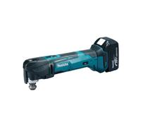 Makita DTM51RFJX1 - Cortador de lijadora multifunción (18 V, 3 Ah, iones de litio, incluye accesorios)