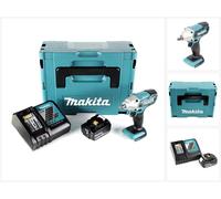 Makita DTW 190 RT1J Llave de impacto inalámbrica 18 V en maletín Makpac 2 + 1x Batería BL 1850 5,0 Ah + Cargador DC 18 RC
