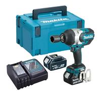 Makita DTW1001RTJ Brushless - Llave de impacto 1050Nm, inserción 3/4", 2 baterías de 18V, 5.0 Ah Li-ion