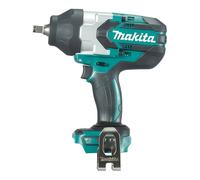 Makita DTW1002Z Taladro Atornillador de Impacto Inalambrico 18V con Bateria de Litio, Portaherramientas 1/2", Par de Torsion 1000 Nm, 2200 RPM, Color Negro y Verde