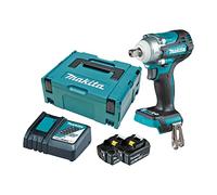 Llave de impacto Makita DTW301RTJ | 18V LXT | 330 Nm | 2x 5,0Ah + DC18RC + Makpac 2