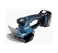 Makita Tijeras de césped DUM604RFX1 – 18 V 3,0 Ah, 1 batería y cargador, alargador con rueda