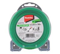 Makita E-01775 Desbrozadora hoja trébol alambre verde Cortadora hilo 2,0mm 30m