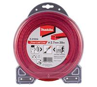 Makita Bobina de hilo desbrozadora E-01834, 2,7 mm x 30 m, trébol rojo, cortaborde
