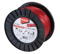 Makita Bobina de hilo para desbrozadora E-01840 Accesorio cortaborde 2,7 mm 180 m hoja trébol roja