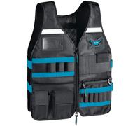 Makita E-05636 chaleco de trabajo chaleco cómodo y funcional bolsillos ajustable
