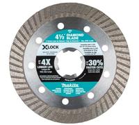 Makita E-07216 X-LOCK 4-1/2" Turbo Rim Diamond Blade para corte de mampostería