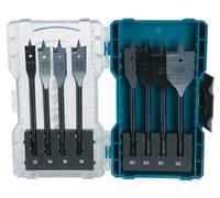 Makita Juego de brocas planas E-08698 8 unidades (12,14,16,18,20,22,25,32 mm) Azul