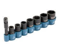 Makita Juego de llaves de impacto E-12289, 8 piezas ¼" Sq