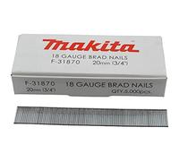Makita Pasadores F-31870, calibre 18, 20 mm, 5000 piezas
