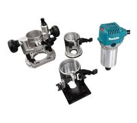 Makita - Fresadora combinada con accesorios, 700 W RT0702CX2J