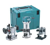 Makita Fresadora combinada RT0702CX2J 700 W con accesorios