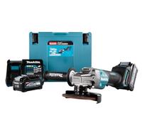 Makita GA013GM201 - Amoladora angular 125 mm Brushless XGT + 2 baterías 40 Vmax 4 Ah Li-ION BL4040 + cargador DC40RA + estuche Makpac