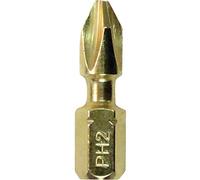 Makita Gold B-34958 Impact 2 - Broca de inserción Phillips, 15 unidades, paquete de 15