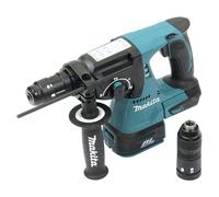 Makita Martillo perforador DHR243Z SDS‑Plus 18V, 2 J, 4.700 PPM, acero 1,3 cm, madera 2,6 cm
