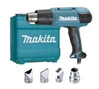 Makita HG6530VK 2000W Pistola de calor 50-650C LCD Kit de temperatura variable