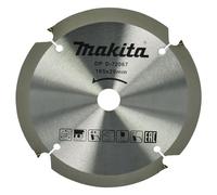 Makita Hoja de sierra circular para tablero de fibrocemento | Specialized | Ø 165mm agujero de eje 20mm 4T - D-72067