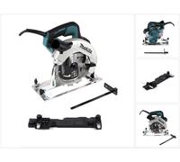 Makita HS 7611 Sierra circular 1600 W / 190 mm + Hoja de sierra MForce de 190 mm + Adaptador para carril guía C