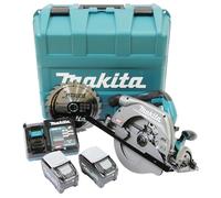 Makita HS009GT201 - Sierra circular de mano inalámbrica (40 V máx./5,0 Ah, 2 baterías + cargador)