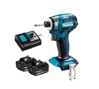 Makita Impact DRD173 BL 18V 2x3.0Ah 6.35mm 3600Rpm 3800Ipm 180Nm 3lb Charger220V