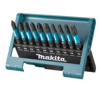 Makita Juego de puntas E-12011 – negras, 10 piezas