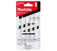 Makita - Juego de hojas de sierra 9 TPI, longitud 105 mm, 5 piezas A-85628