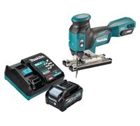 Makita JV 001 GM101 Sierra de calar sin cable 40 V máx. 135 mm sin escobillas + 1x batería 4.0 Ah + cargador