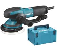 Makita Lijadora rotorbital BO6050J 150 mm 750 W 1600–6800 opm azul y negro