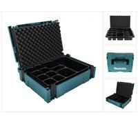 Makita Makpac 1 + organizador universal con 12 compartimentos (P-83674) para piezas pequeñas