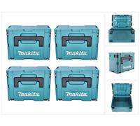 Makita MAKPAC Gr. 3 Maletín de plástico 395 x 295 x 215 mm - 4 uds. (4x 821551-8)
