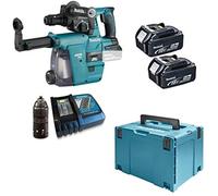 Makita Martillo combinado MAKPAC SDS-Plus 18 V 5,0 Ah 2 baterías y cargador