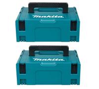 Makita Makpac Talla 2 caja de transporte Juego de 2