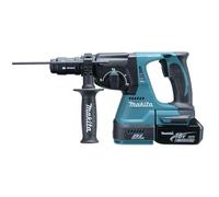 Makita - Martillo combinado 18V, 2 baterías Li-Ion LXT 5,0 Ah, cargador incluido DHR243RTJ