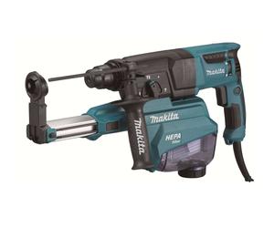 Makita - Martillo combinado de 800 W, con aspiración de polvo integrada HR2652