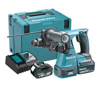MAKITA - Martillo MAKITA DHR242RTJ 3 Modos 24mm 18V 2 Baterías 5.0Ah + 2 baterías + maletín