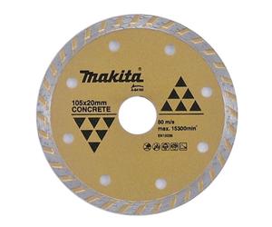 Makita, modelo 84143, disco de diamante turbo de 115 mm, ideal para co
