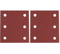 Makita P-33102 10 x Hojas de lijado medianas 114 mm x 102 mm 80 grano para BO (Paquete de 2)