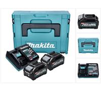 Makita Power Source Kit ( 191J97-1 ) 2x BL 4040 batería 40 V máx. 4,0 Ah XGT + cargador DC 40 RA + Makpac