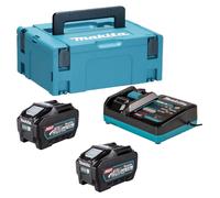 Makita Power Source Kit 2x BL 4050 F batería 40 V máx. 5,0 Ah XGT + cargador DC 40 RA + Makpac ( 191V35-5 )
