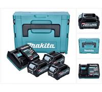 Makita Power Source Kit 3x BL 4025 batería 40 V máx. 2,5 Ah XGT + cargador DC 40 RA + Makpac