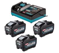 Makita Power Source Kit 3x BL 4050 F batería 40 V máx. 5,0 Ah XGT + cargador DC 40 RA